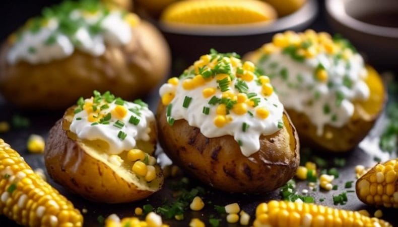 deliciously baked jacket potatoes