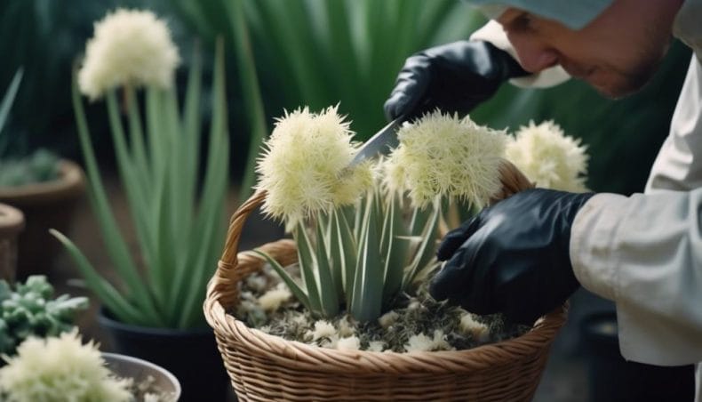 yucca flower handling precautions