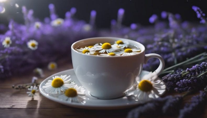 herbal chamomile tea relaxation